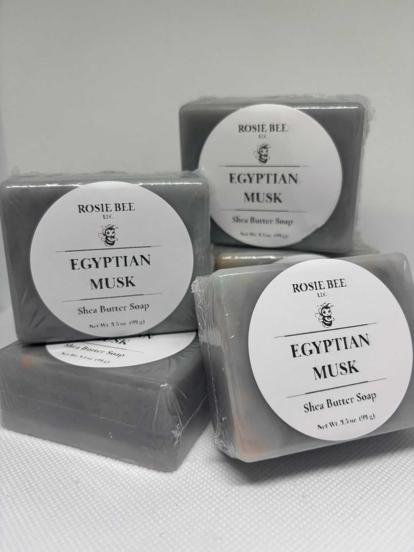 Egyptian Musk Shea Butter Soap | Handmade Moisturizing Soap | Warm Musk & Floral Shea Butter Bar | Rosie Bee LLC