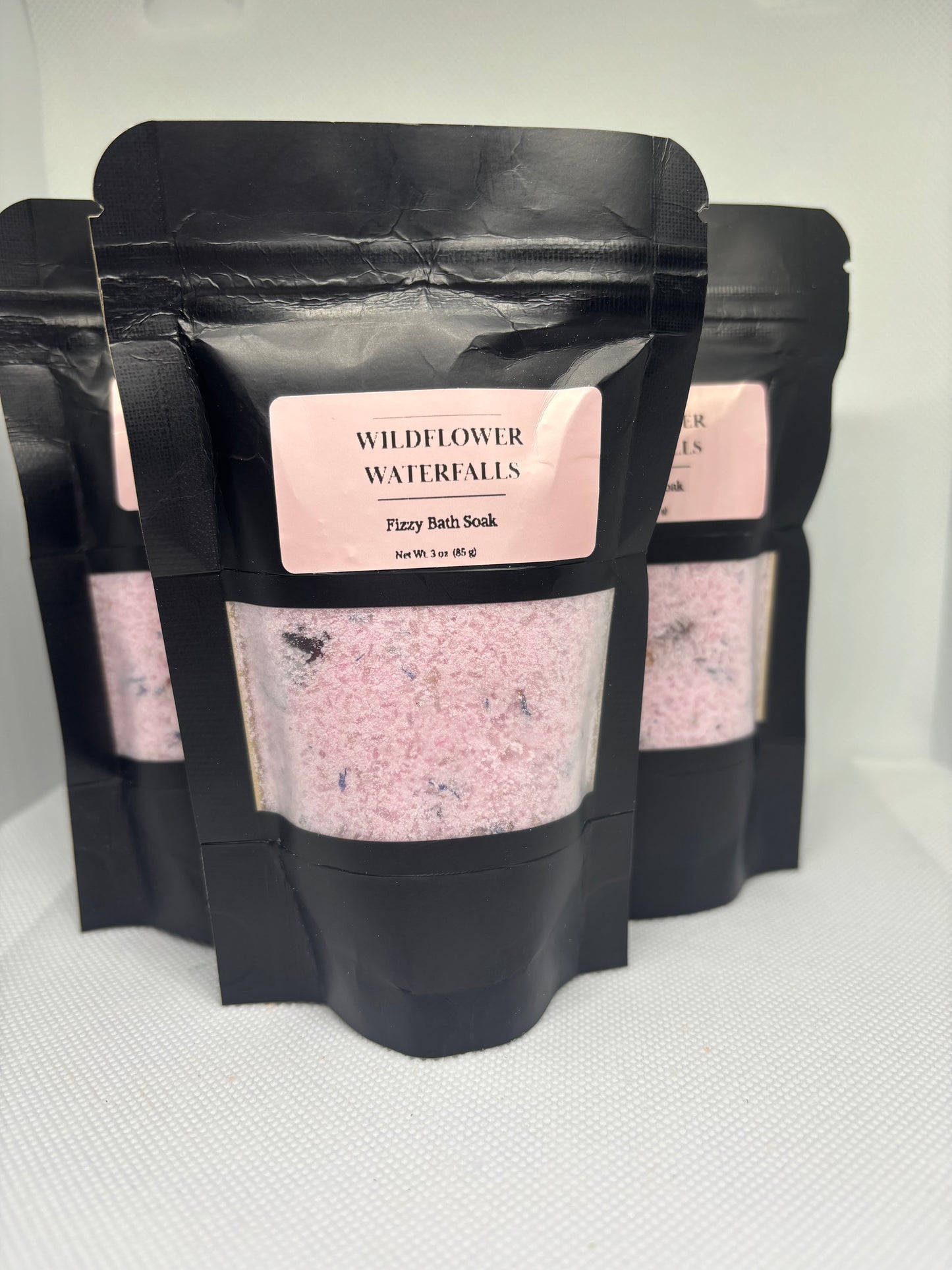 Wildflower Waterfalls Fizzy Bath Soak | Handmade Bath Salts | Floral Bath Soak | Relaxing Self-Care Bath Treatment | Rosie Bee LLC